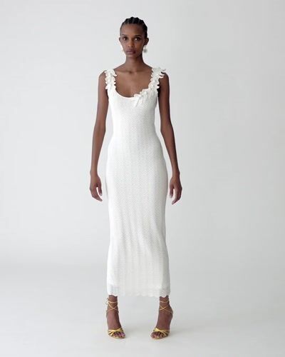 carolina herrera white dress Lena line silhouette Carolina Herrera - White Lace